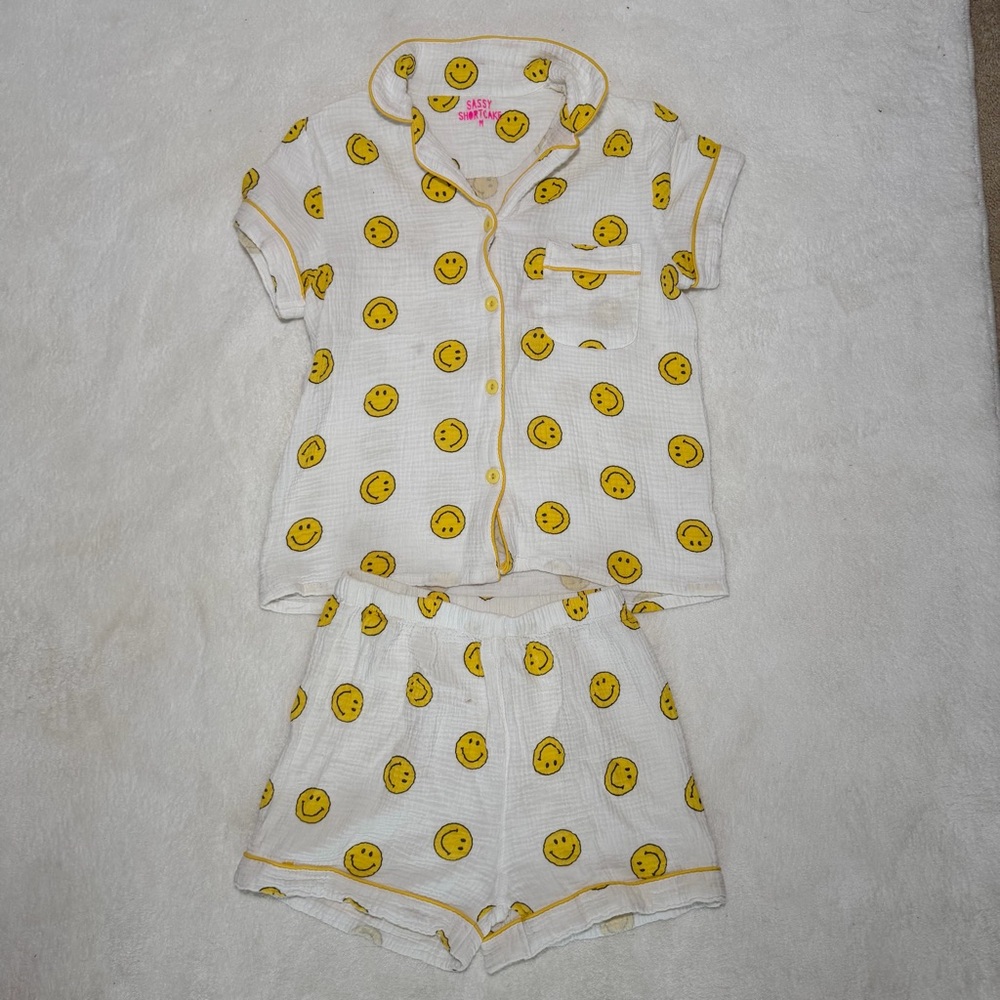 Sassy Shortcake Smiley Pajama Set
